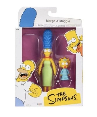 2025 The Simpsons MARGE & MAGGIE 5'' Action Figure Jakks Pacific NEW Read