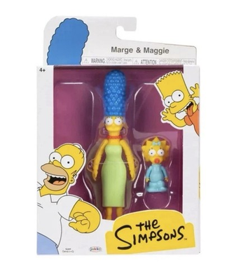 #ad 2025 The Simpsons MARGE amp; MAGGIE 5quot; Action Figure Jakks Pacific NEW Read $25.00