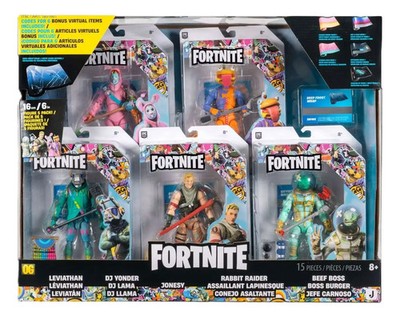 Fortnite Legendary 5pk: Leviathan, DJ Yonder,Jonsey, Rabbit Raider & Beef Boss 