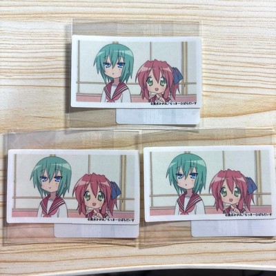 Lucky Star Minami Iwasaki Yutaka Kobayakawa Sticker 2 Stück Set Anime