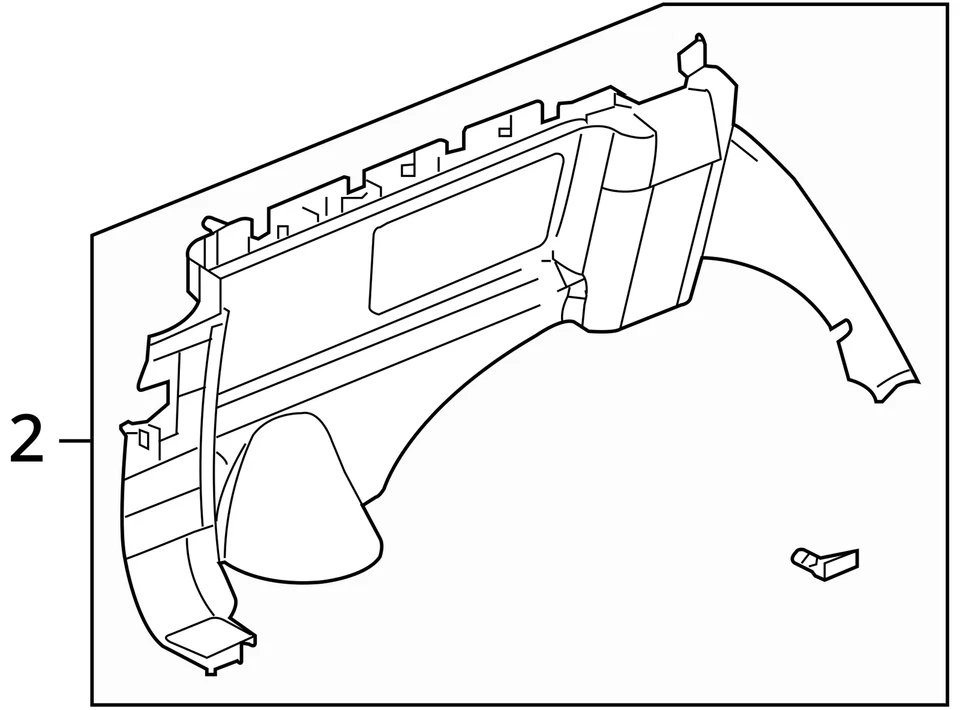 SE ADAPTA A PANEL BUICK RAINIER 2005-2007 CARROCERÍA ASM SI LWR TR * 15801009 - NUEVO OEM Foto 3 de 3