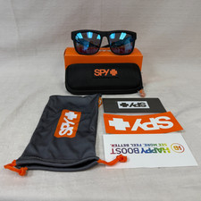 Spy Optics Discord Sunglasses Mattle Black/Happy Bronze w/ Blue Mirror DISPLAY