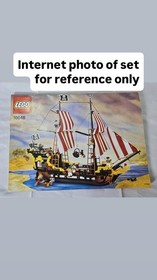 LEGO Vintage Black Seas Barracuda (10040), 100% Original Pirate Ship Pieces RARE