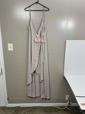 Show Me Your Mumu Marlah Wrap Dress Size ￼XXX Large Beige         C42￼￼
