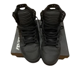 Supra Skytop Muska 001 Shoes Mens 10 Black High Top Red Carpet Skateboard Street