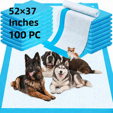 NIEDEO 100 Count,Extra Large,Dog Pee Pads 52"x37",Absorben,Leakproof