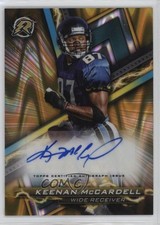 2023 Topps Composite Gold Power Surge Refractor 8/50 Keenan McCardell Auto 0oz9