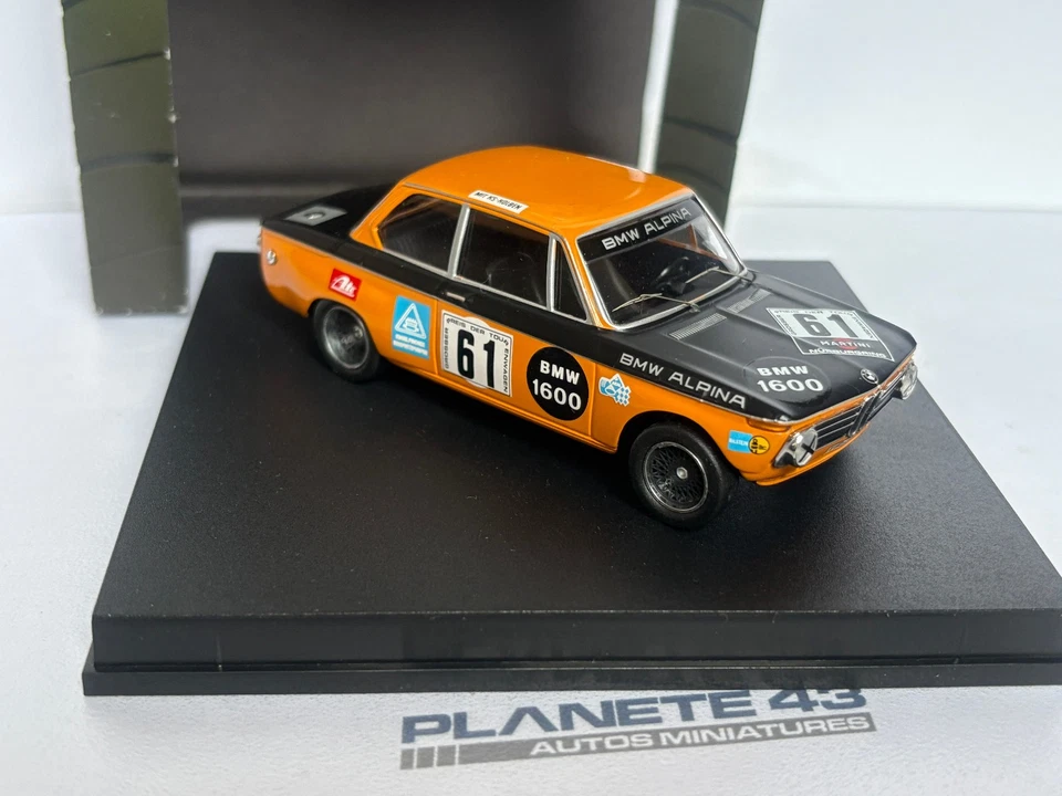 TROFEU BMW 1602 #61 DRM70 NURBURGRING NICKY LAUDA 1/43 - Photo 2/3