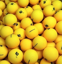 48 Bridgestone E12 Matte Yellow Golf Balls Mint 5/4A Free Shipping