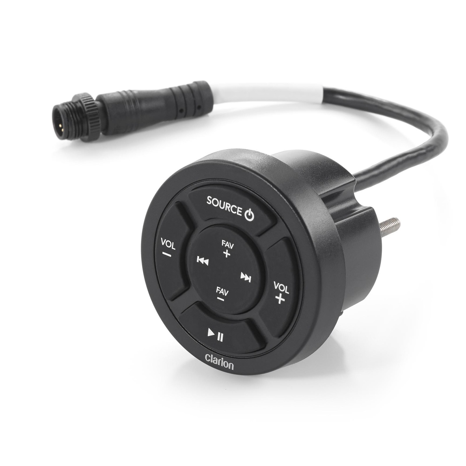Clarion CMR-10 - Wired Marine Remote with Backlit Controls, IP67, Compatible ...