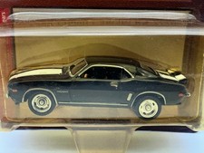 Tiger Wheels 1969 Chevrolet Camaro RS Z/28, Black / White Stripes, 1:64, NIB