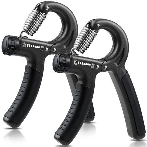 2 Pack Grip Strength Trainer, Hand Grip Strengthener, Adjustable Resistance 2...