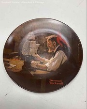 VTG 1980 Knowles Norman Rockwell The Ship Builder Collector Plate