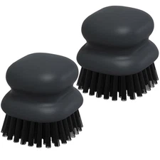 2Pack Dish Scrub Brush Palm Brush Dish Scrubber with Ergonomic Grip Kitchen Sc