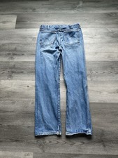 Vintage Wrangler 13MWZ Cowboy Cut Jeans Blue High Rise 31x31 USA Made 80s