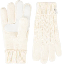 Womens Touchscreen Cable Knit Sherpasoft Gloves