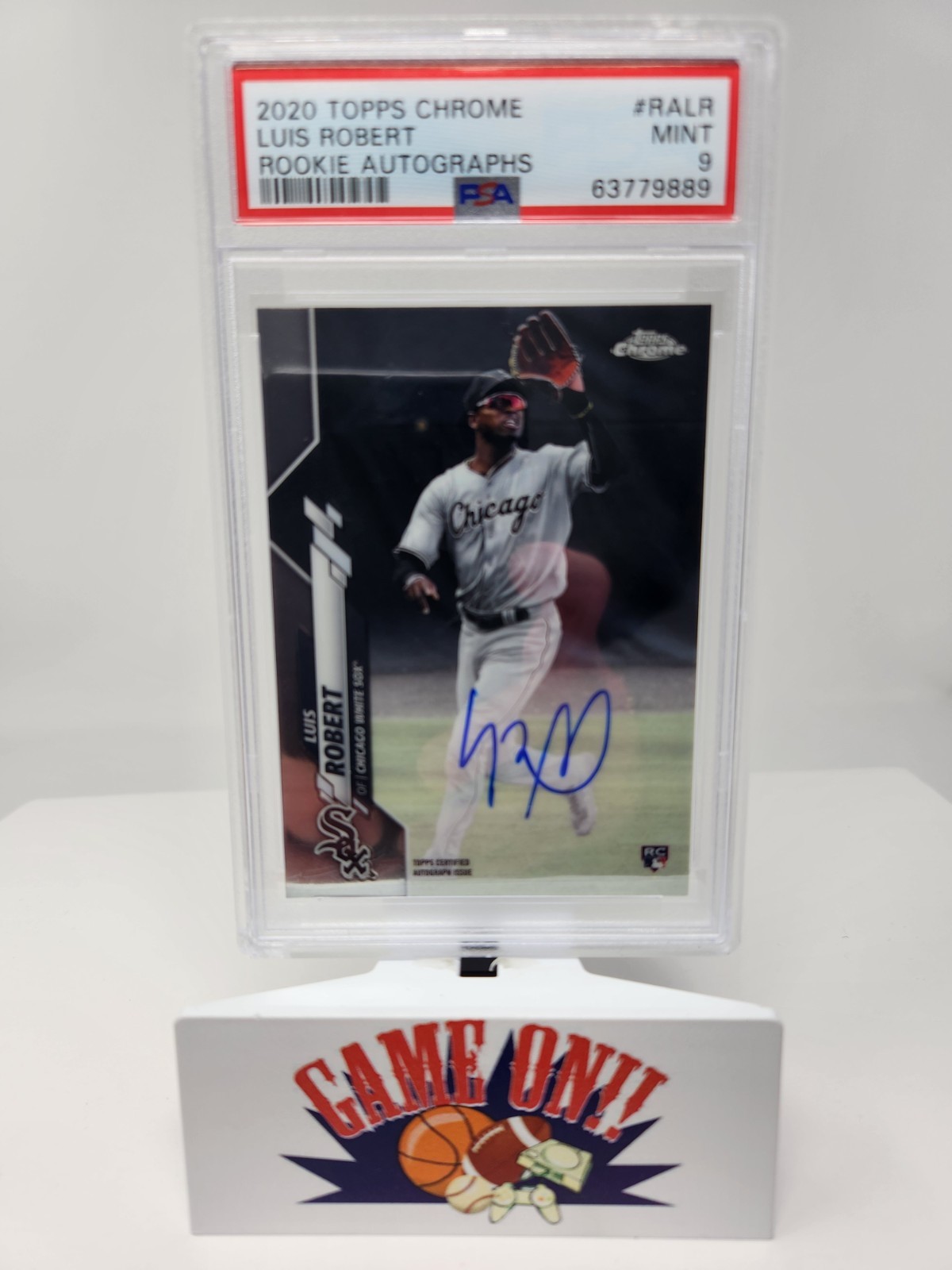 PSA 9 2020 Topps Chrome #RA-LR Luis Robert Rookie Autographs Auto RC