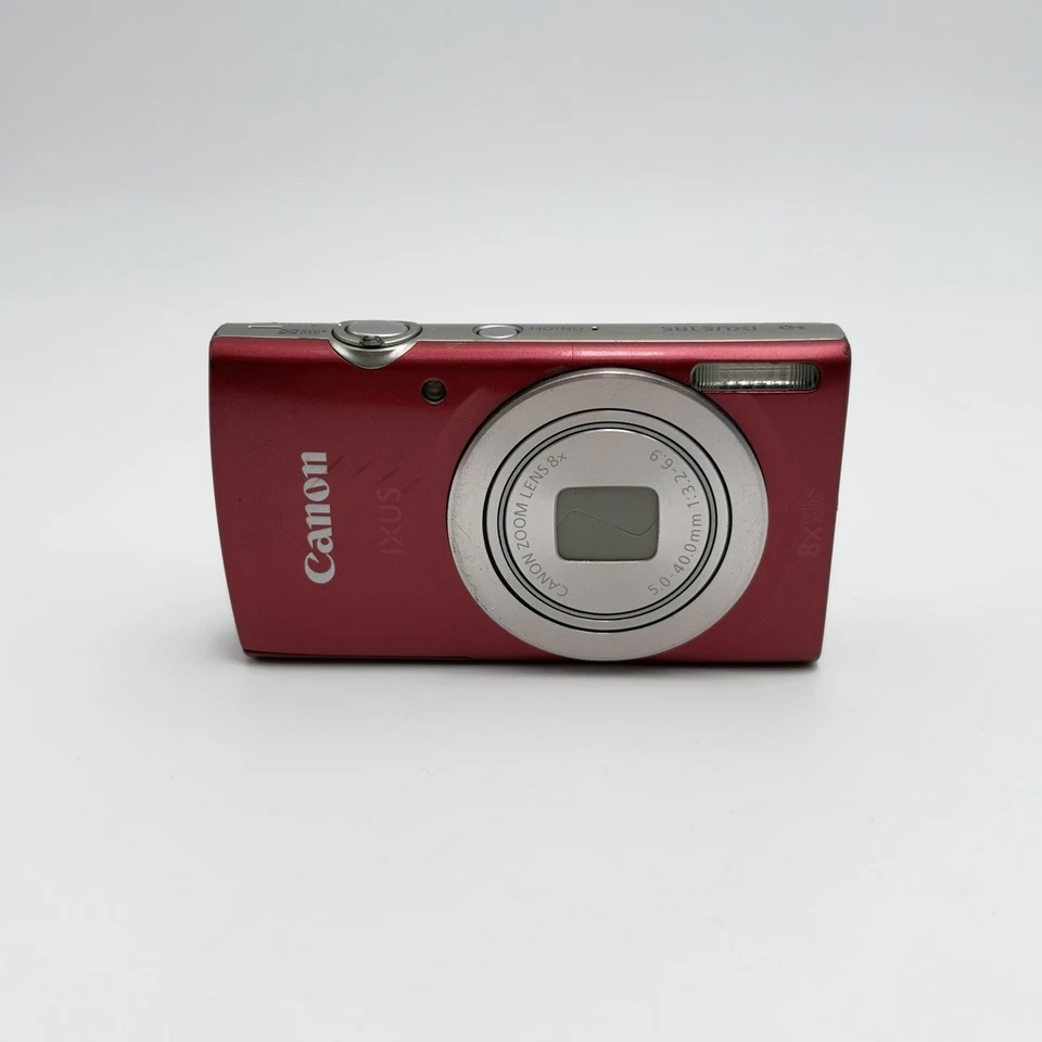 Canon IXUS 185 Rot - Kompakte Digitalkamera Reisekamera - 20 MP - Getestet LESEN - Imagen 2 de 4