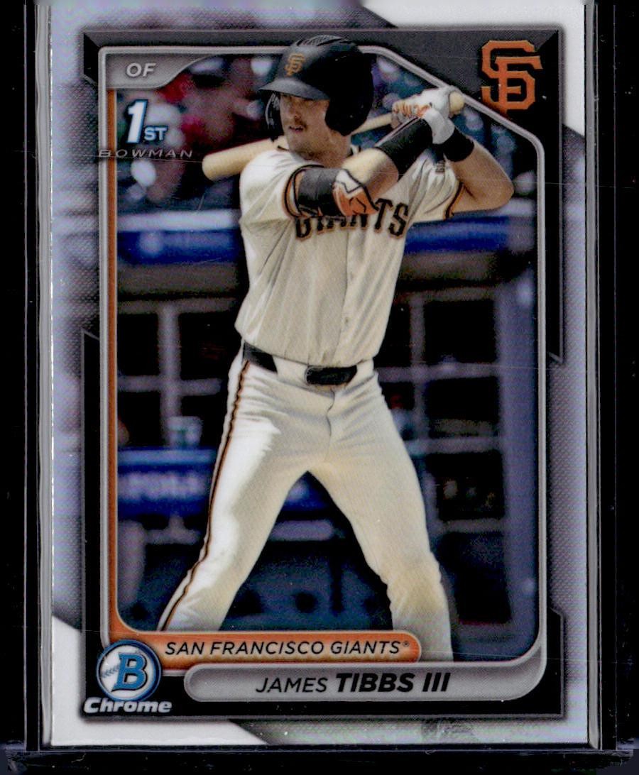 2024 Bowman Draft #BDC-40 James Tibbs III Chrome Refractor