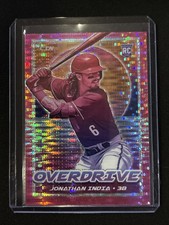 🔥Jonathan India 2021 Panini Chronicles #24 Overdrive Pink Pulsar Reds
