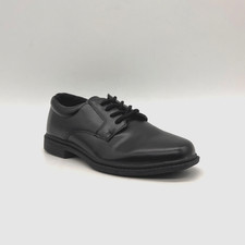 Stacy Adams 1875 Austin Black Synthetic Oxford Boys' Size 2M