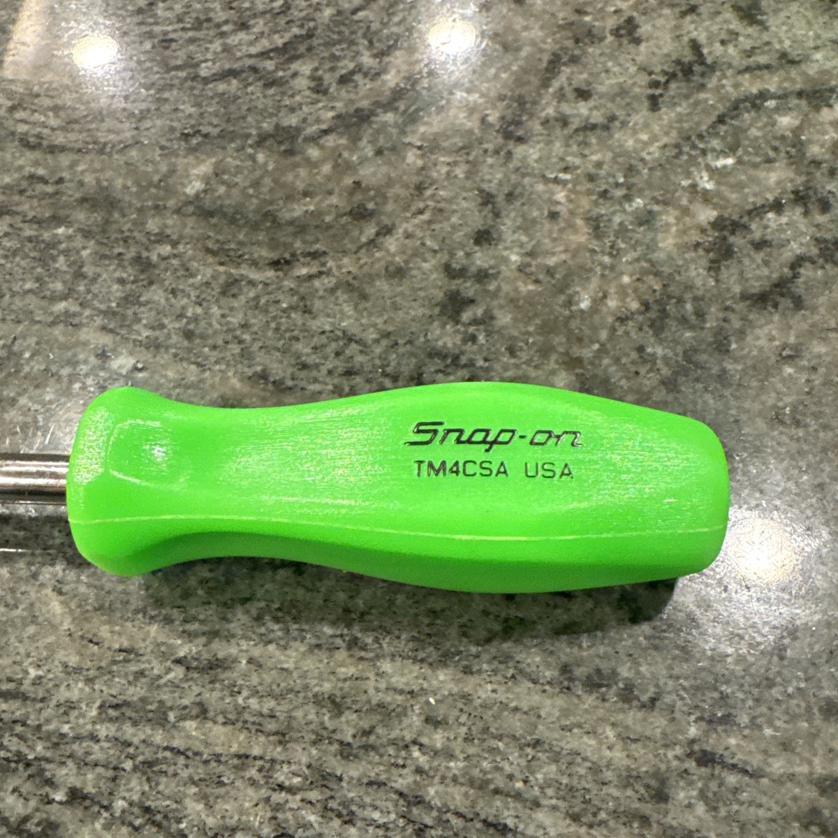 Snap On tm4csa 1/4 drive 6” standard shank driver Green | eBay