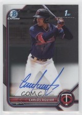 2022 Bowman Chrome Prospect Auto Carlos Aguiar #CPA-CA Auto c2a