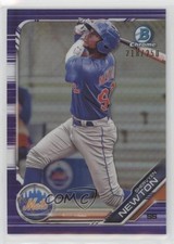2019 Bowman Draft Chrome Purple Refractor 218/250 Shervyen Newton #BDC-169 08jk