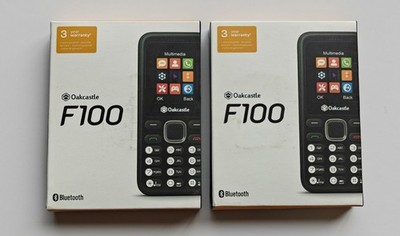 2 x Oakcastle F100 Handy - Bluetooth - Entsperrt - NEU (Open Box)