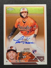 2023 TOPPS CHROME UPDATE TERRIN VAVRA #RA-TV ROOKIE RC BALTIMORE ORIOLES 