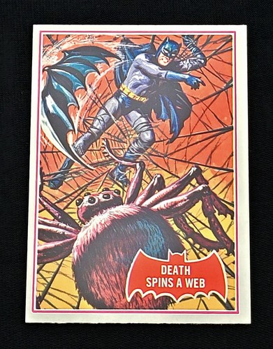 1966 Topps Batman Red Bat #18A Death Spins a Web — Raw