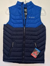 Columbia Omni Heat Vest Boys Youth Large Outdoors Hiking Camping School Coat NWT