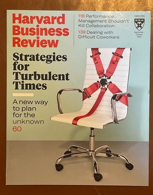 Harvard Business Review Magazine Sept/Oct 2022 Strategies for Turbulent Times