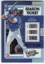 2022 Panini Chronicles Contenders Optic Holo Seiya Suzuki RC #2 Cubs