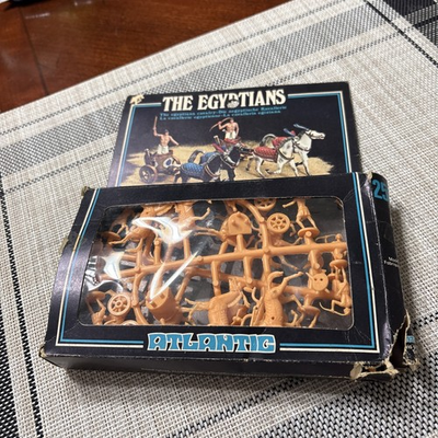 #ad Atlantic The Egyptians chariots x2 # 2502 set 1:72 scale $23.99