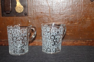 2 Stück Senseo Glas Douwe Egberts Henkelglas Kaffeeglas Marcel Wanders