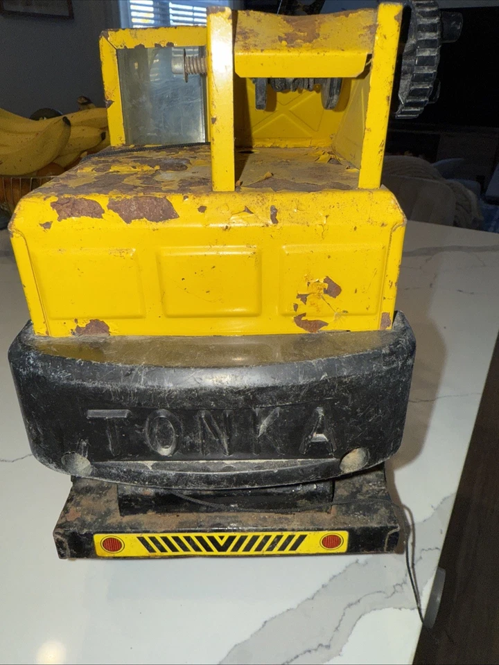 Camión grúa Mighty Tonka turbo diésel vintage años 80 para piezas/restauración Foto 4 de 4