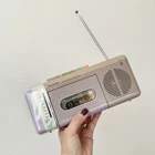 Vintage Retro Sharp QT-5(GR) AM/FM Radio Cassette Recorder Circa 1980s WORKS