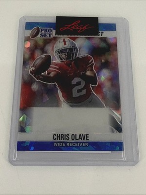 2022 2023 Leaf Pre-Production Proof CHRIS OLAVE Pro Set Blue Ice RC Rookie 1/1