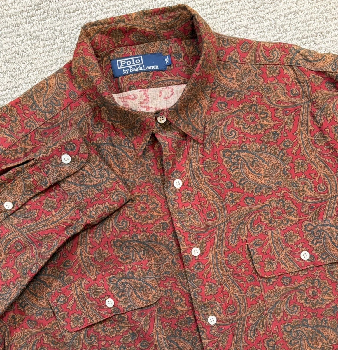 Polo Ralph Lauren Paisley Casual Button-Down Shirts for Men for