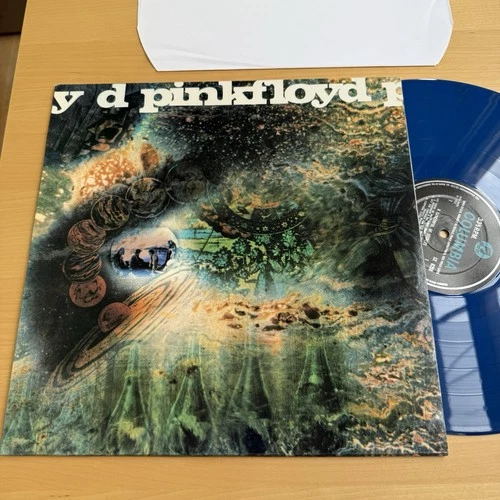 Pink Floyd A Saucerful of Secrets BLUE Vinyl LP EX/EX Columbia Records TOP COPY