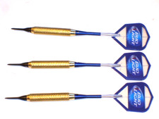 Soft Tip Darts 18 Gram Brass with Aluminum Spinning Shafts New 1395
