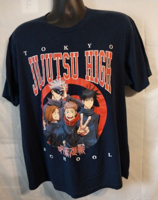 Tokyo Ju Jutsu High School T-Shirt Size XL Anime 100% Cotton
