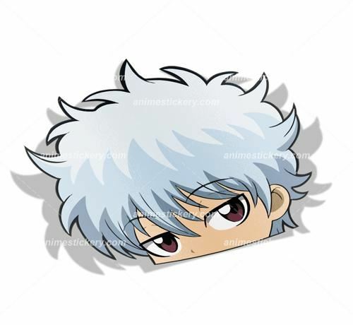 Sakata Gintoki | Gintama | Peeker Anime Stickers for Cars NEW - Picture 1 of 1