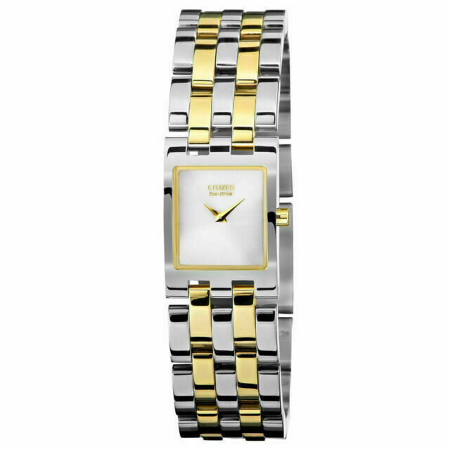 Citizen Eco-drive Jolie 19mm Silver/Gold Stainless Steel Case and Citizen Eco-drive Jolie 19mm Silver/Gold Stainless Steel Case and