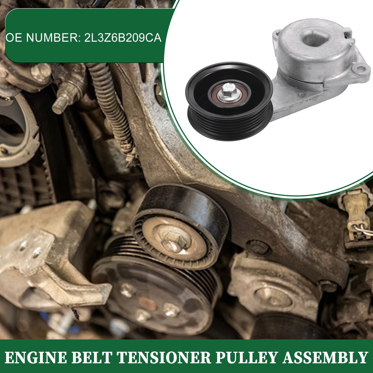 Modular Belt Tensor Ford Modular Engine Belt Tensioners Ford Mustang V6 2005 2014: How To