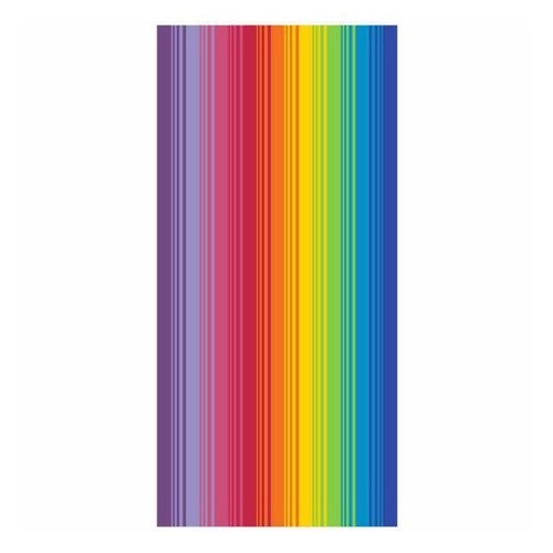 BEACH TOWEL HOLIDAY SURF BOARD SEA FISH COLOURED STRIPES MULTI BLUE GREEN RED - Picture 4 of 9