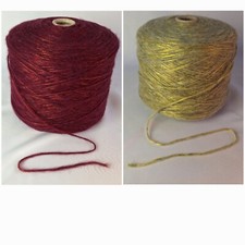 25€/kg Konen Mischgarn / Effektgarn mit Wolle / NM 2,5