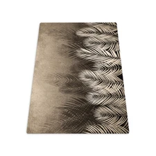 Carpet protector chair mat Pad under Office Desk Leaves and Wood 120x90