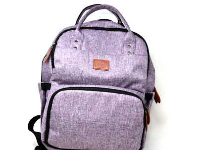Matein Backpack, Insulated Cooler Lunch, with USB Port, Laptop Purple - NEW